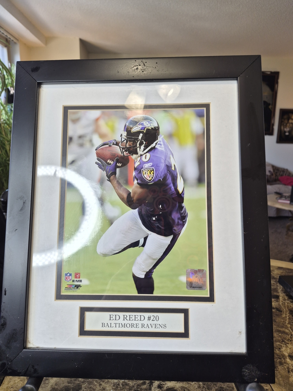 Collectible Ed Reed Hof 8x 10 framed and matted


The product is an 8 x 10 NFL